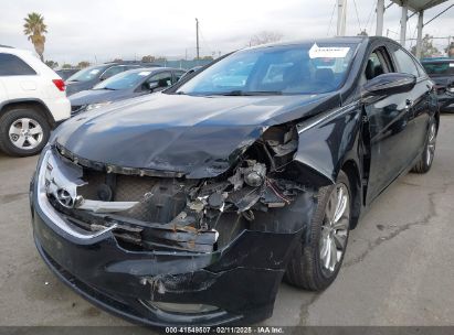 2011 HYUNDAI SONATA SE Black  Gasoline 5NPEC4AC3BH084205 photo #3