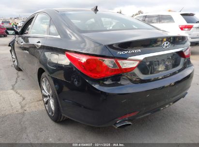 2011 HYUNDAI SONATA SE Black  Gasoline 5NPEC4AC3BH084205 photo #4