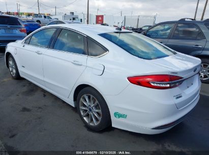 2017 FORD FUSION ENERGI SE LUXURY White  hybrid engine 3FA6P0PU4HR215395 photo #4