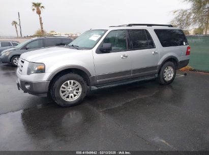 2012 FORD EXPEDITION EL XLT Silver  Flexible Fuel 1FMJK1J50CEF54673 photo #3