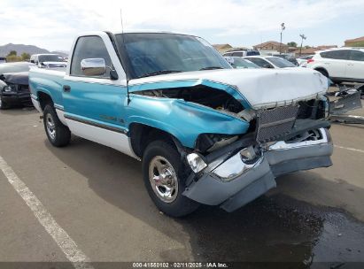 1996 DODGE RAM 1500 Blue  Gasoline 1B7HC16Y1TJ150419 photo #1