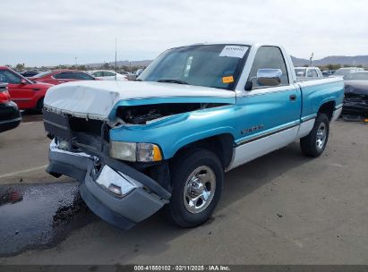 1996 DODGE RAM 1500 Blue  Gasoline 1B7HC16Y1TJ150419 photo #3