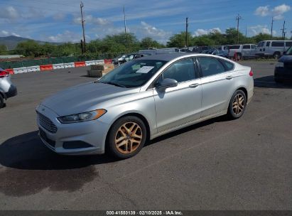 2014 FORD FUSION SE Silver  Gasoline 3FA6P0HD9ER357591 photo #3