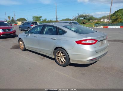 2014 FORD FUSION SE Silver  Gasoline 3FA6P0HD9ER357591 photo #4