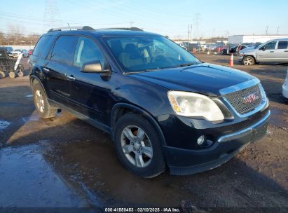 2012 GMC ACADIA SLE Black  Gasoline 1GKKRPEDXCJ255079 photo #1