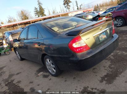 2002 TOYOTA CAMRY LE Green  Gasoline JTDBE32K820129827 photo #4