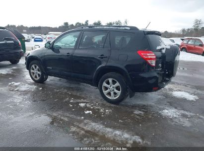 2012 TOYOTA RAV4 LIMITED Black  Gasoline 2T3DF4DV7CW243804 photo #4