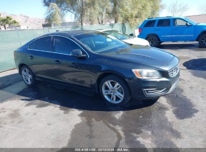 2014 VOLVO S60 T5/T5 PLATINUM/T5 PREMIER/T5 PREMIER PLUS Gray  Gasoline YV1612FS3E2296813 photo #1