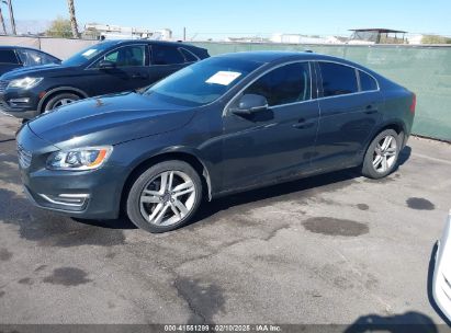 2014 VOLVO S60 T5/T5 PLATINUM/T5 PREMIER/T5 PREMIER PLUS Gray  Gasoline YV1612FS3E2296813 photo #3