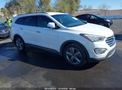 2013 HYUNDAI SANTA FE LIMITED White  Gasoline KM8SR4HF2DU029640 photo #1