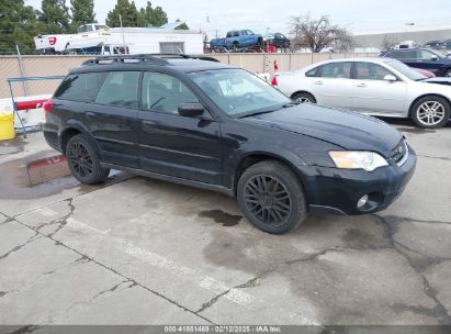 2007 SUBARU OUTBACK 2.5I BASIC Black  Gasoline 4S4BP61C376303227 photo #1