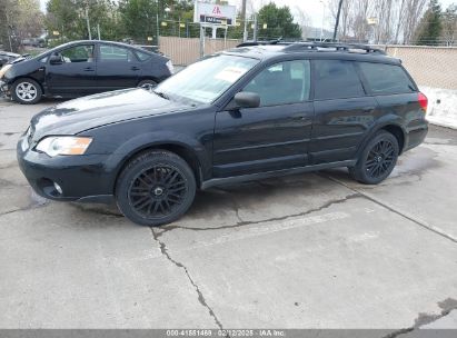 2007 SUBARU OUTBACK 2.5I BASIC Black  Gasoline 4S4BP61C376303227 photo #3