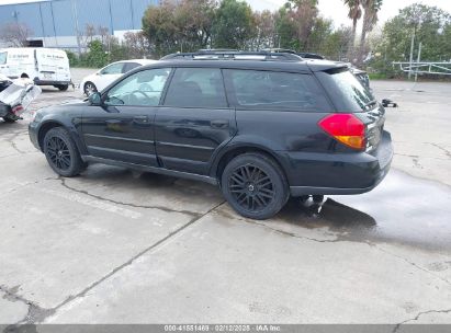 2007 SUBARU OUTBACK 2.5I BASIC Black  Gasoline 4S4BP61C376303227 photo #4