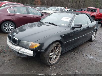 2004 BMW 330CI Black  Gasoline WBABW53484PL43121 photo #3