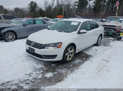 2012 VOLKSWAGEN PASSAT 2.5L SE White  Gasoline 1VWBP7A30CC009691 photo #3