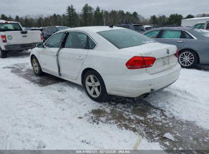 2012 VOLKSWAGEN PASSAT 2.5L SE White  Gasoline 1VWBP7A30CC009691 photo #4