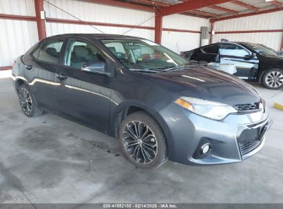 2014 TOYOTA COROLLA S PLUS Gray  Gasoline 5YFBURHE6EP097686 photo #1