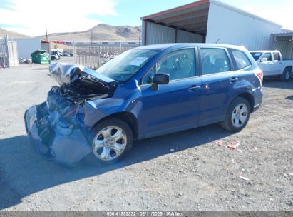 2014 SUBARU FORESTER 2.5I Blue  Gasoline JF2SJAAC7EH415346 photo #3