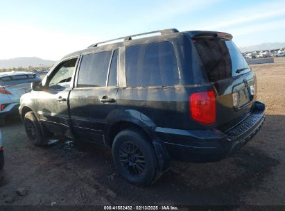 2004 HONDA PILOT EX-L Black  Gasoline 2HKYF18684H574192 photo #4