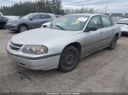 2001 CHEVROLET IMPALA Silver  Gasoline 2G1WF52E219258471 photo #3