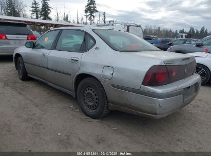 2001 CHEVROLET IMPALA Silver  Gasoline 2G1WF52E219258471 photo #4