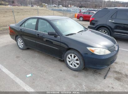 2002 TOYOTA CAMRY XLE V6 Black  Gasoline 4T1BF30K92U023259 photo #1