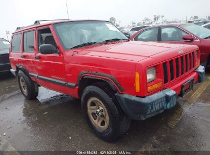 2001 JEEP CHEROKEE SPORT Red  Gasoline 1J4FT48S81L517541 photo #1