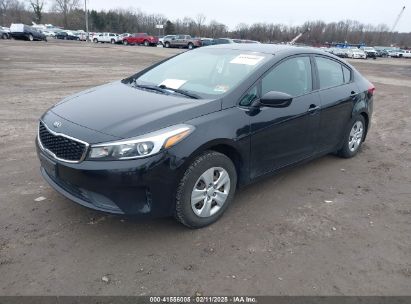 2017 KIA FORTE LX Black  Gasoline 3KPFL4A70HE159396 photo #3