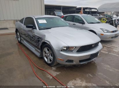 2012 FORD MUSTANG V6 Silver  Gasoline 1ZVBP8AM7C5272635 photo #1