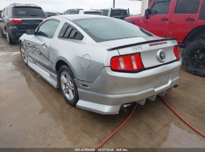 2012 FORD MUSTANG V6 Silver  Gasoline 1ZVBP8AM7C5272635 photo #4