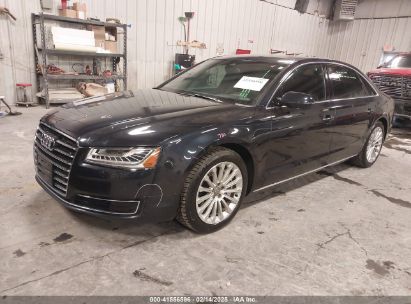 2015 AUDI A8 L 3.0T Blue  Gasoline WAU3GAFD7FN035765 photo #3