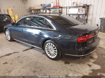 2015 AUDI A8 L 3.0T Blue  Gasoline WAU3GAFD7FN035765 photo #4