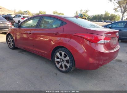 2012 HYUNDAI ELANTRA LIMITED (ULSAN PLANT) Burgundy  Gasoline KMHDH4AE2CU193594 photo #4