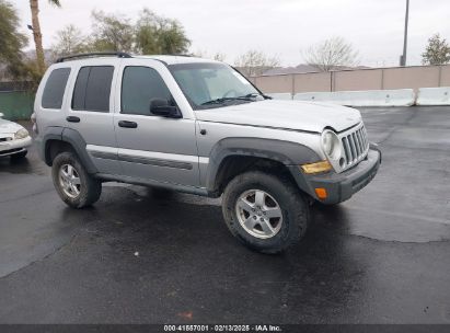 2007 JEEP LIBERTY SPORT Silver  Gasoline 1J4GL48K77W539087 photo #1