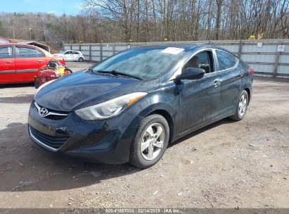 2015 HYUNDAI ELANTRA SE Black  Gasoline KMHDH4AE9FU265072 photo #3