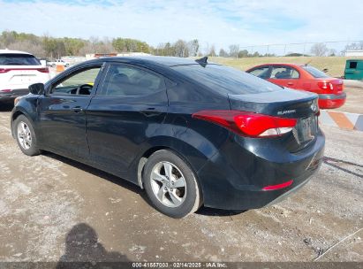 2015 HYUNDAI ELANTRA SE Black  Gasoline KMHDH4AE9FU265072 photo #4