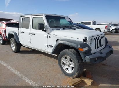 2020 JEEP GLADIATOR SPORT S 4X4 White  Gasoline 1C6HJTAG1LL159827 photo #1