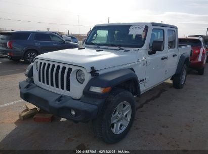 2020 JEEP GLADIATOR SPORT S 4X4 White  Gasoline 1C6HJTAG1LL159827 photo #3