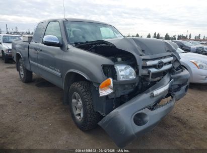 2003 TOYOTA TUNDRA SR5 V8 Gray  Gasoline 5TBRT34133S394221 photo #1