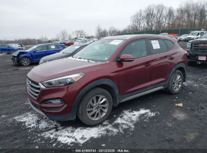 2017 HYUNDAI TUCSON ECO Red  Gasoline KM8J3CA2XHU344657 photo #3