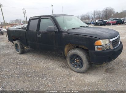 2005 GMC SIERRA 1500 WORK TRUCK Black  Gasoline 2GTEK19B651350092 photo #1