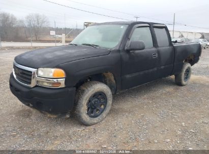 2005 GMC SIERRA 1500 WORK TRUCK Black  Gasoline 2GTEK19B651350092 photo #3