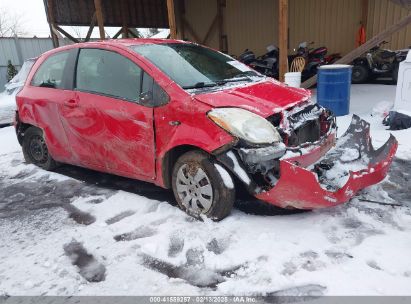 2008 TOYOTA YARIS Red  Gasoline JTDJT923285159575 photo #1