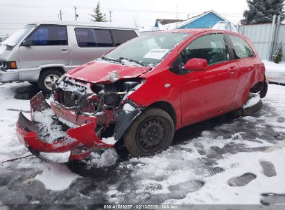 2008 TOYOTA YARIS Red  Gasoline JTDJT923285159575 photo #3