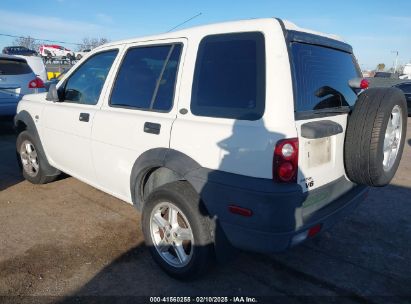 2002 LAND ROVER FREELANDER S White  gas SALNM22222A206432 photo #4