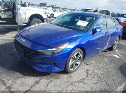 2023 HYUNDAI ELANTRA SEL Blue  Gasoline KMHLS4AG5PU519375 photo #3