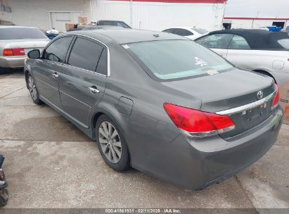 2011 TOYOTA AVALON LIMITED Gray  Gasoline 4T1BK3DB5BU376023 photo #4