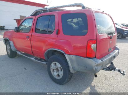 2000 NISSAN XTERRA SE/XE Red  Gasoline 5N1ED28T7YC526183 photo #4