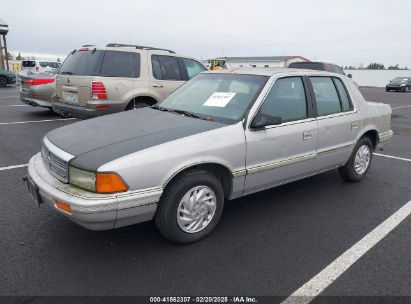 1991 DODGE SPIRIT Silver  Gasoline 1B3XA46K0MF543008 photo #3