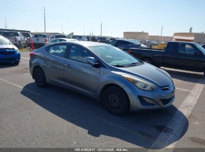 2016 HYUNDAI ELANTRA SE Gray  Gasoline KMHDH4AE6GU645956 photo #1